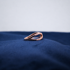 Rose Gold Seraphina Intertwined Ring