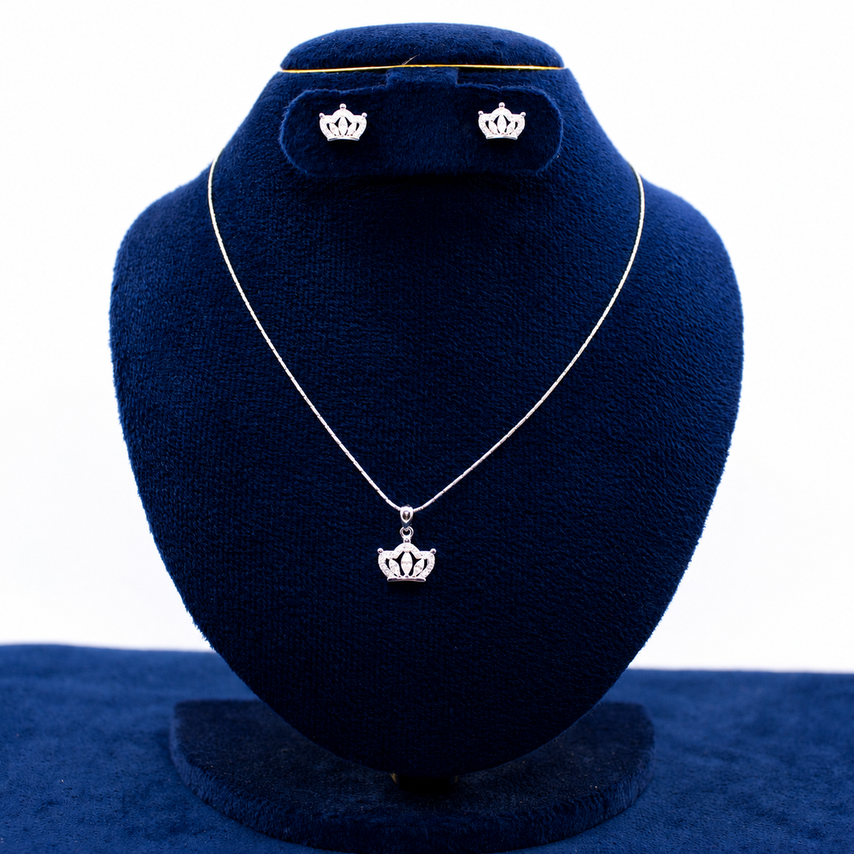 Petite Crown Silver Set