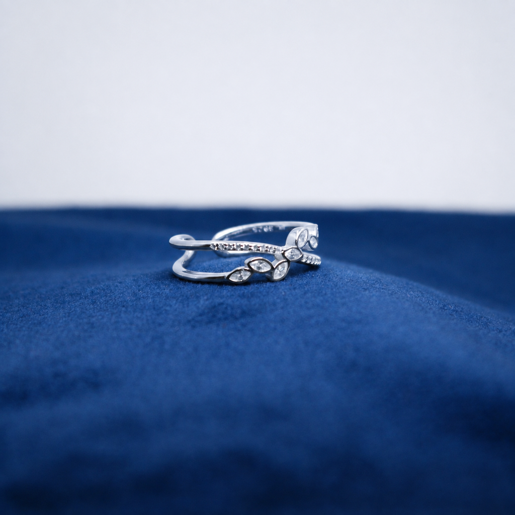 Silver Twisted Grace Ring