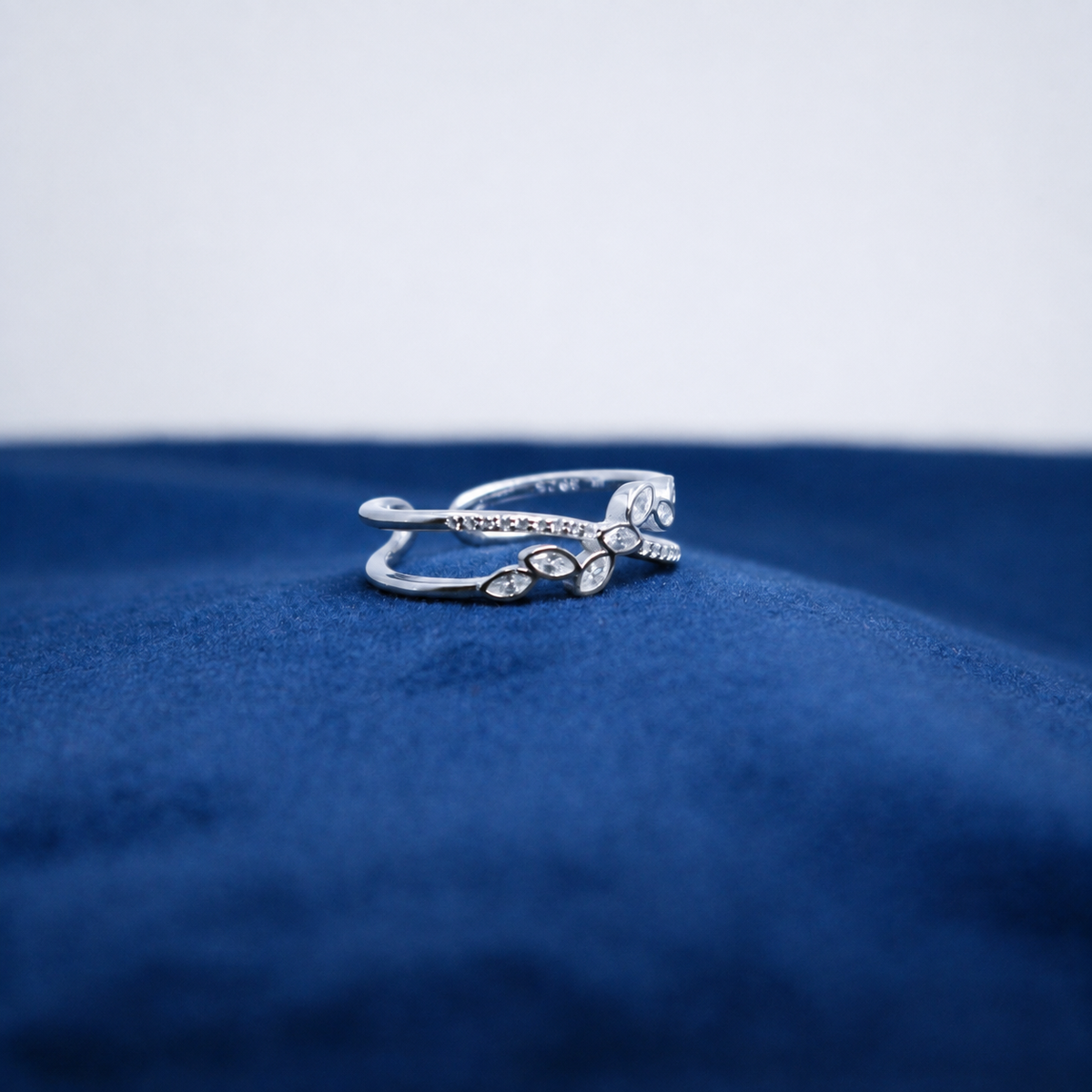Silver Twisted Grace Ring