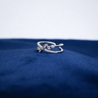 Silver Twisted Grace Ring