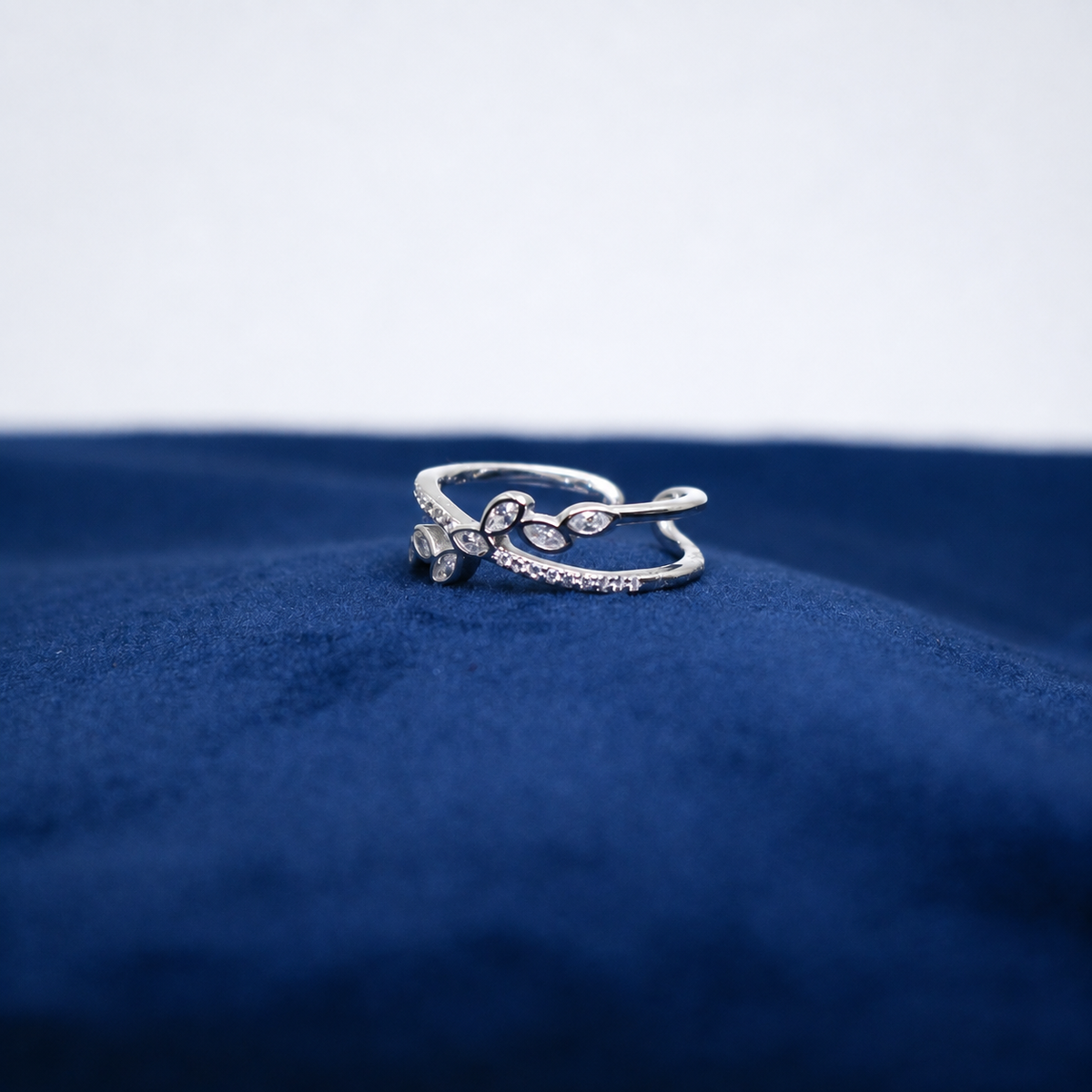 Silver Twisted Grace Ring
