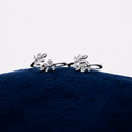 Silver Leaf Élan Toe Ring