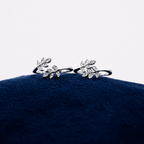Silver Leaf Élan Toe Ring