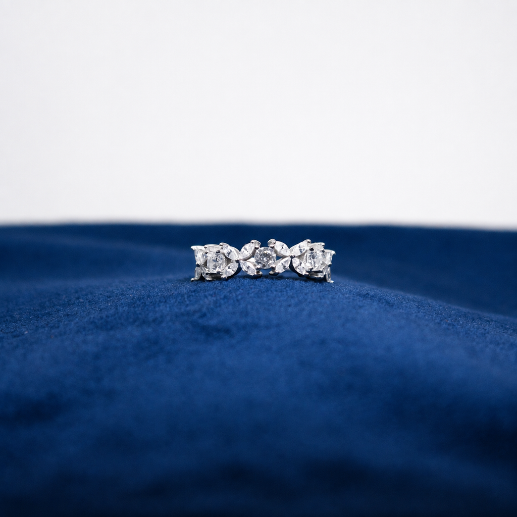 Silver Fleurora Ring