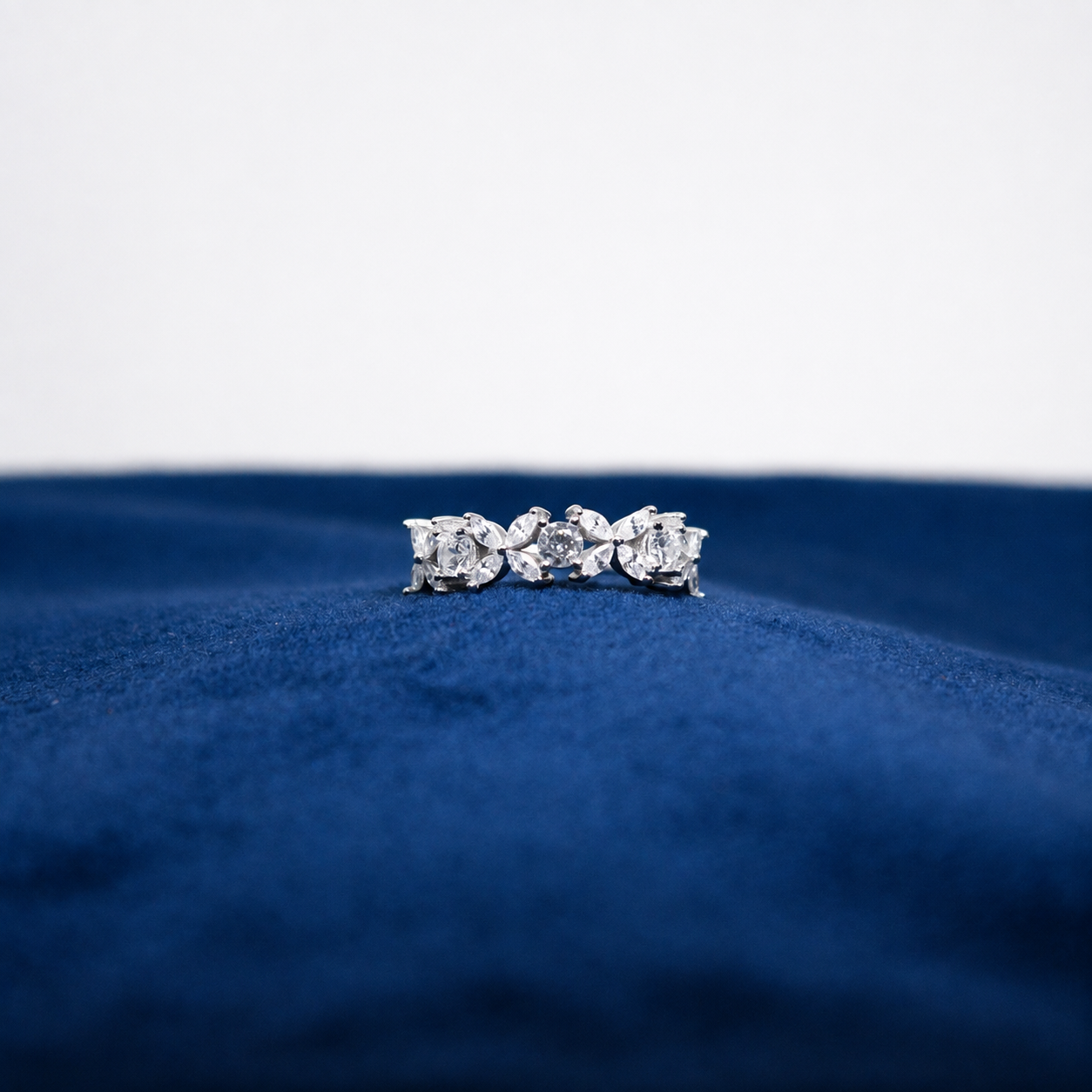 Silver Fleurora Ring