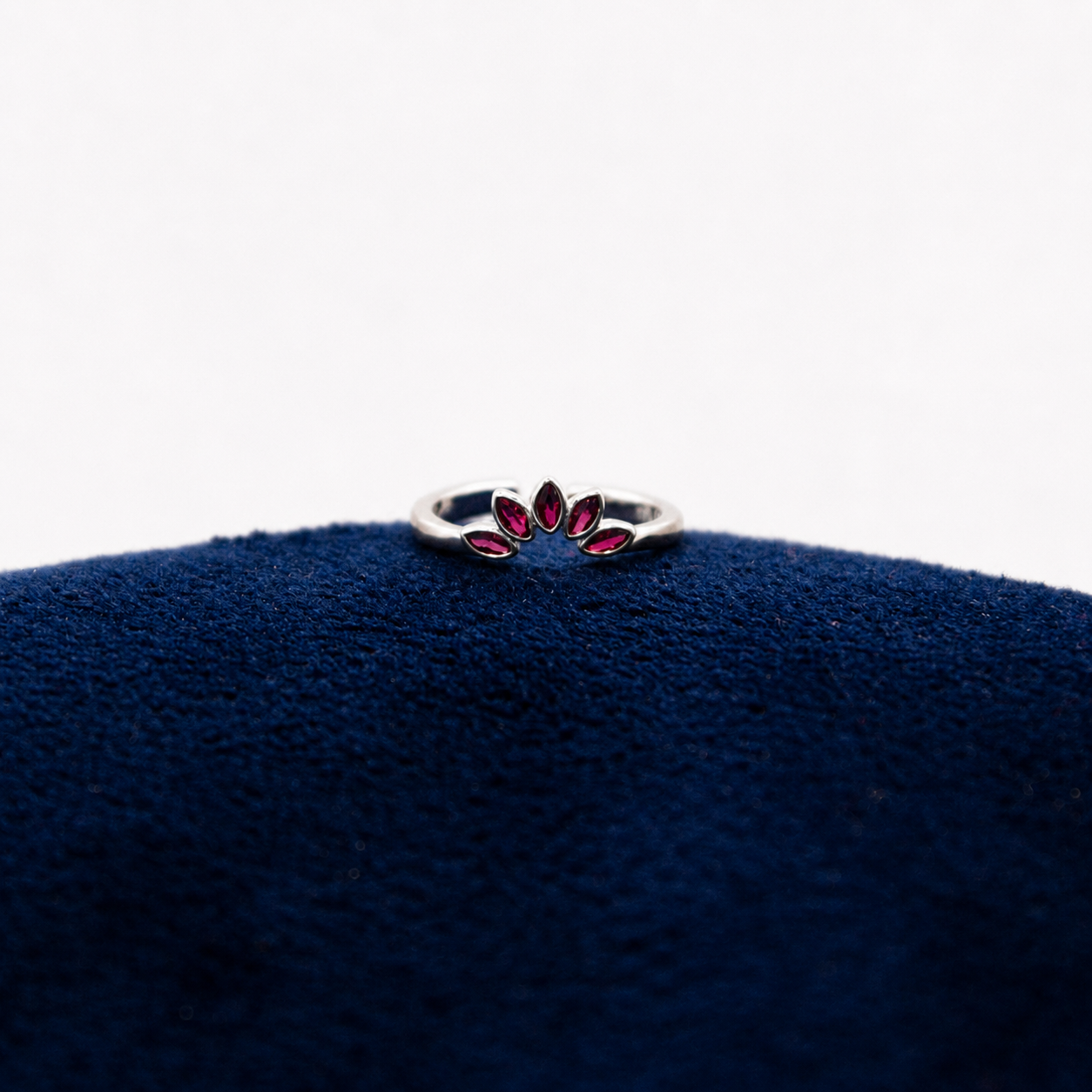 Silver Rosapetal Toe Ring