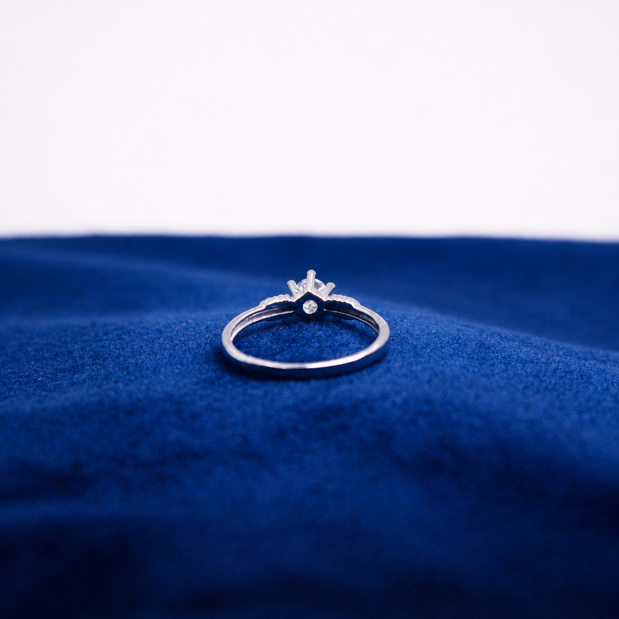 Silver Luneveil Open Ring