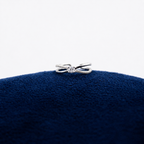 Silver Crystal Weave Toe Ring