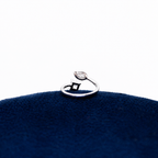 Aurelia Leaf & Stone Toe Ring
