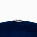 Silver Crystal Grace Toe Ring