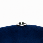 Emerald Duo Toe Ring