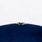 Emerald Duo Toe Ring