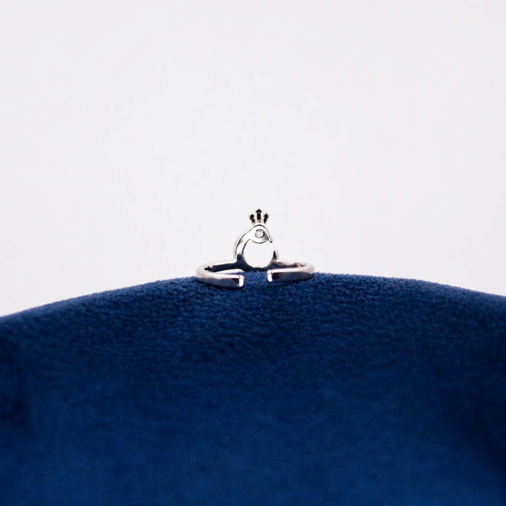 Celeste Crystal Loop Toe Ring