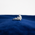 Silver Seraphina Pear Crystal Ring