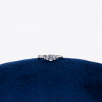 Silver Royale Crystal Toe Ring