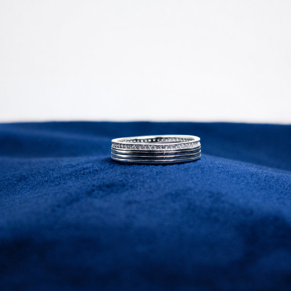 Celeste Multi-Band Crystal Ring