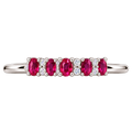 Silver Pink Opal Ring