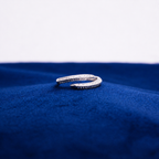 Silver Aurelle Twin Loop Ring