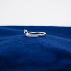 Silver Aurelle Bow Ring