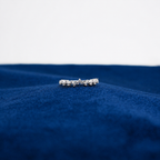 Silver Crystal Flow Ring