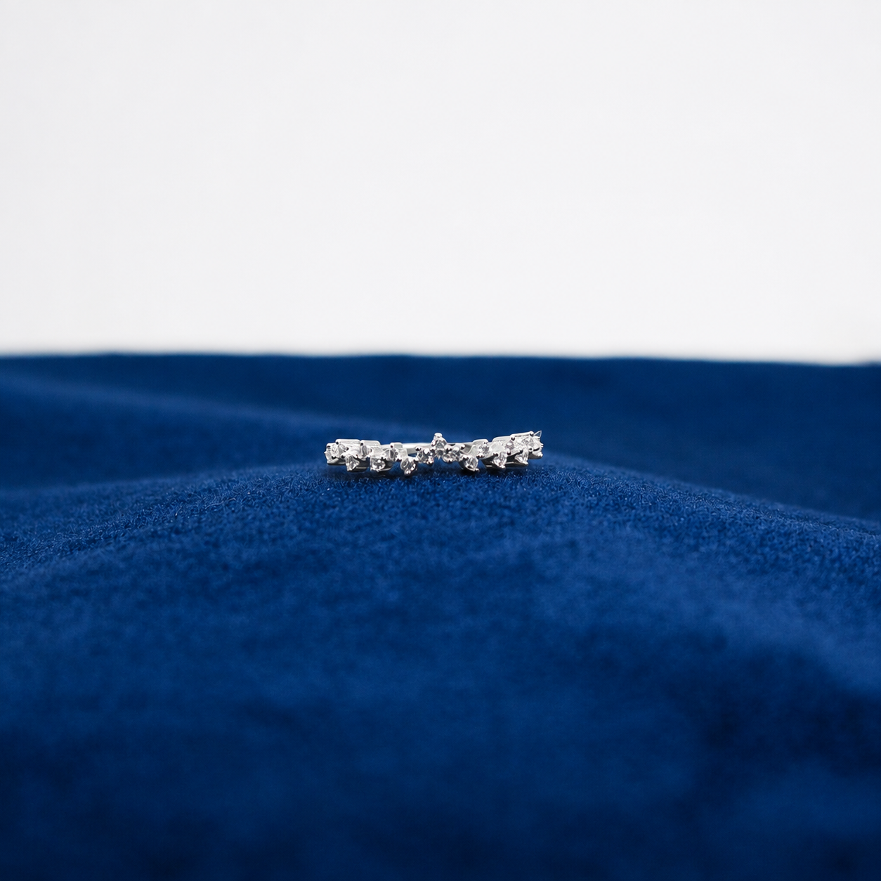 Silver Crystal Arcadia Ring