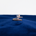 Rosé Crystal Blossom Ring