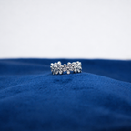 Silver Blossom Filigree Toe Ring