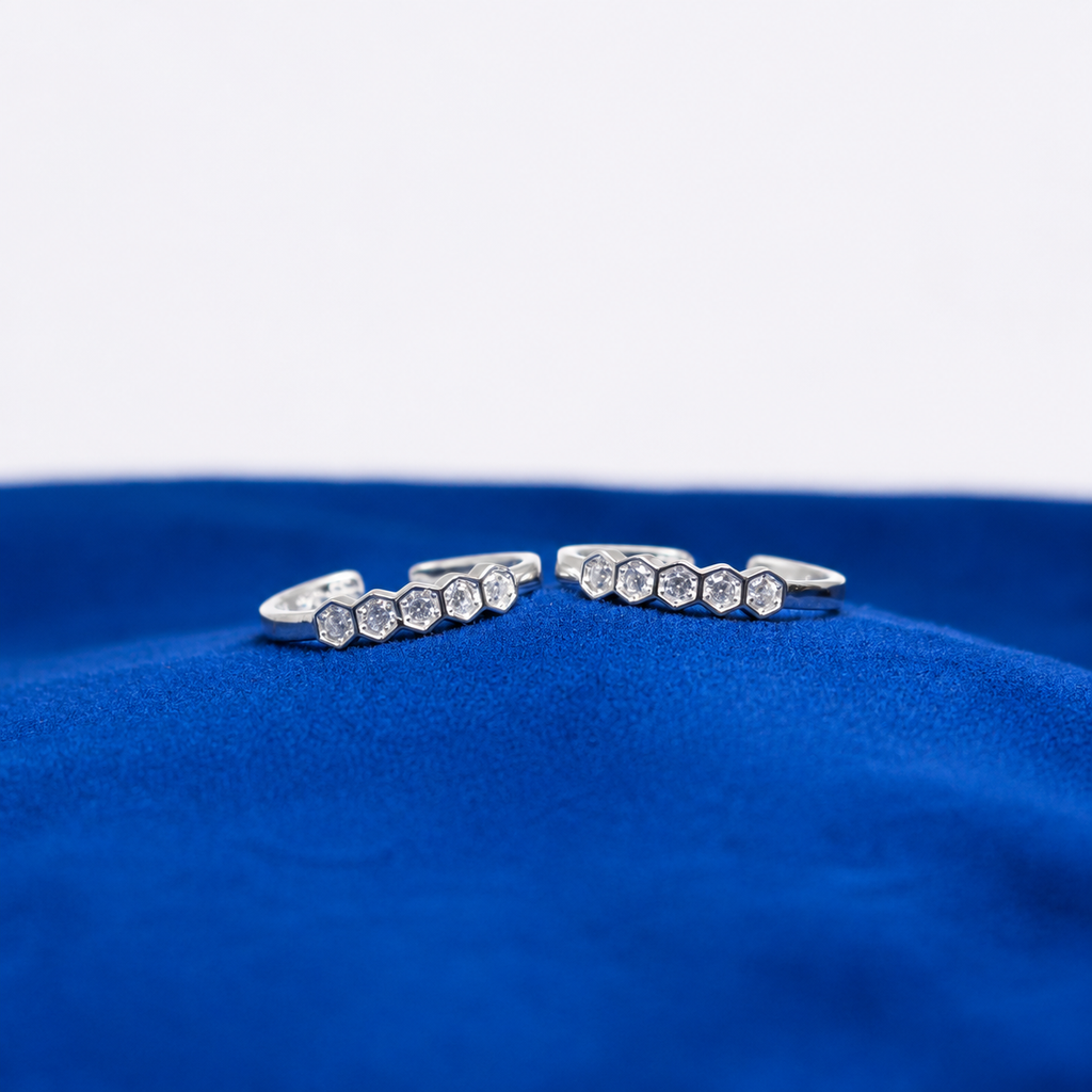 Silver Cirque Éclat Toe Ring