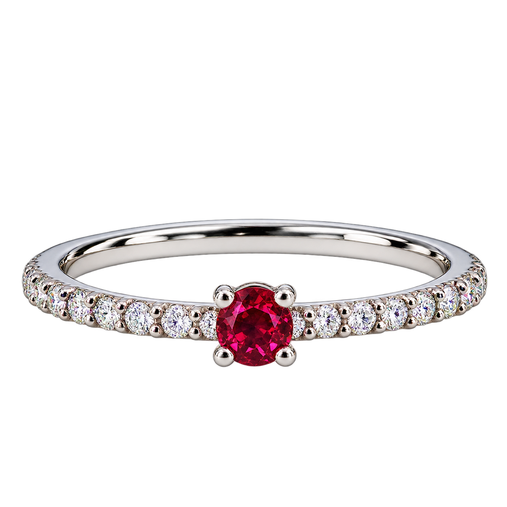 Silver Roselle Éclat Ring