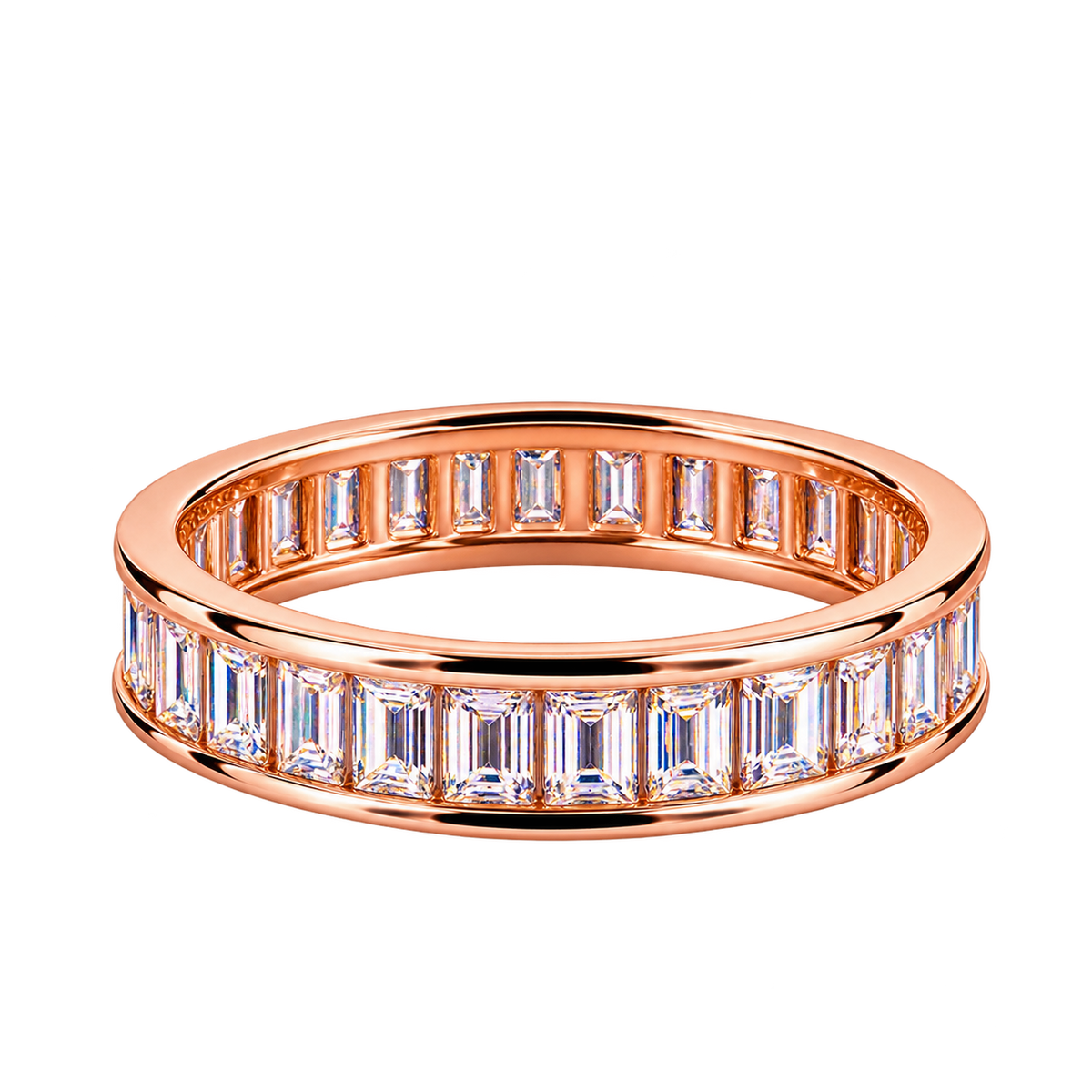 Gold Facetline Luxe Ring