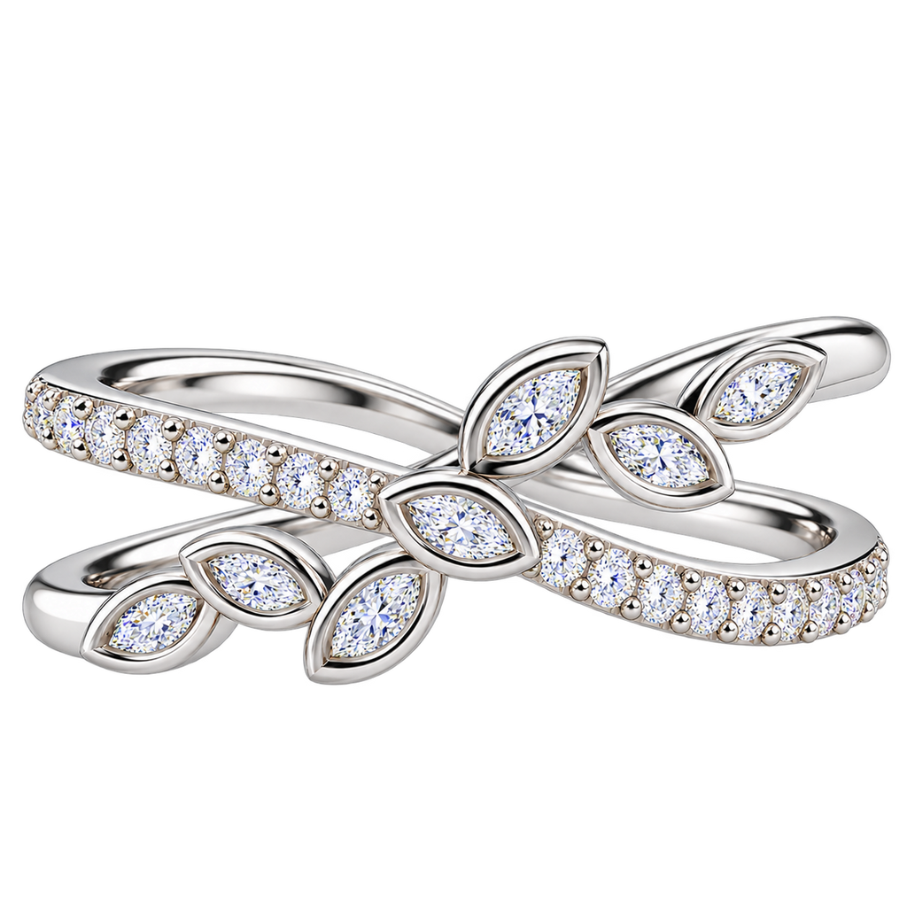 Silver Twisted Grace Ring