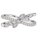 Silver Twisted Grace Ring