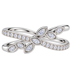Silver Twisted Grace Ring