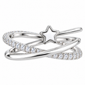 Silver Celestial Crystal Ring