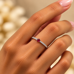 Silver Roselle Éclat Ring