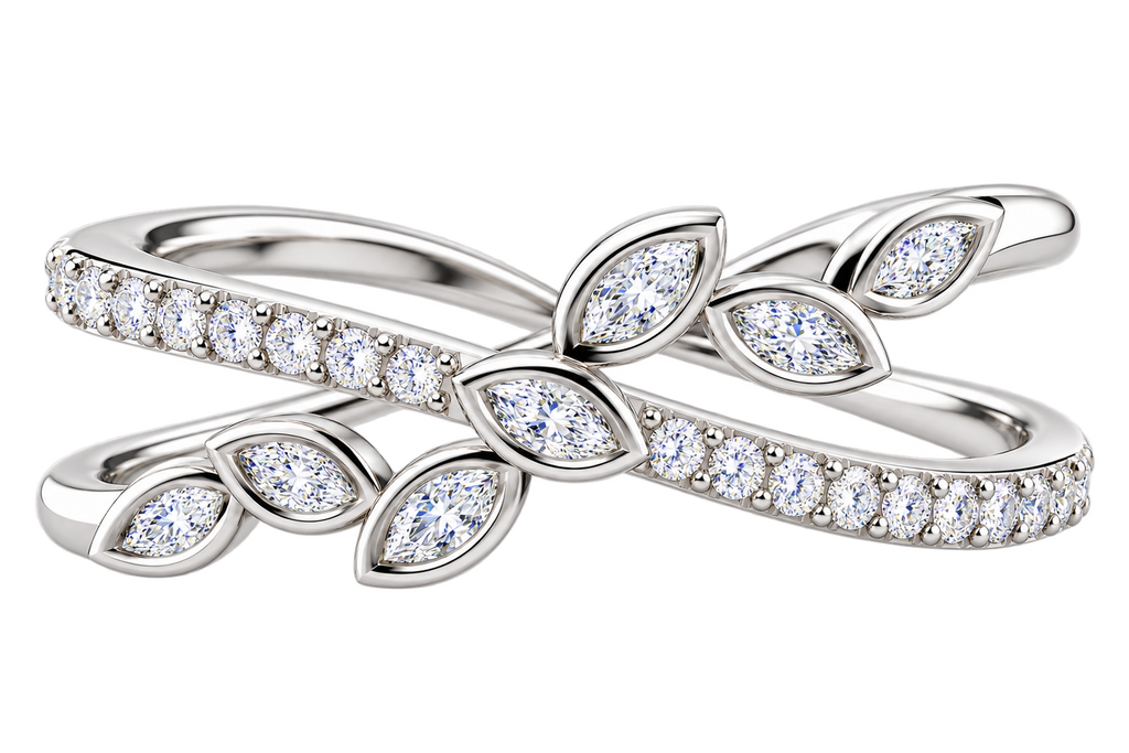 Silver Twisted Grace Ring