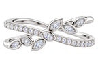 Silver Twisted Grace Ring