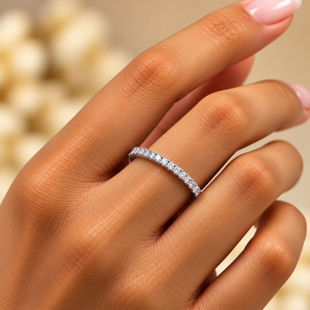 Silver Ovalis Éclat Ring