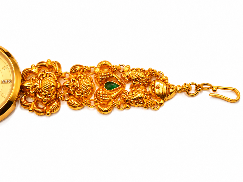 Raga Titan Aurelia Heritage Gold-Tone Bracelet Watch
