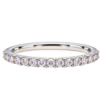 Silver Crystal Éclat Open Ring