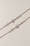 Silver Elara Bloom & Butterfly Anklet