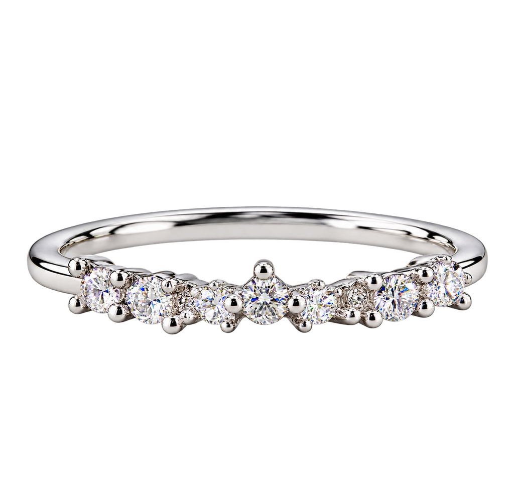 Silver Crystal Arcadia Ring