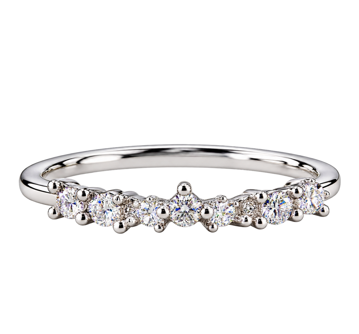 Silver Crystal Arcadia Ring