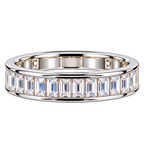 Silver Crystal Continuum Ring