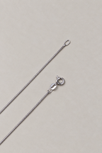 Silver Elara Minimal Chain Anklet