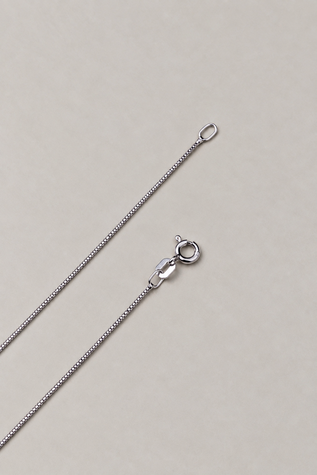 Silver Elara Minimal Chain Anklet