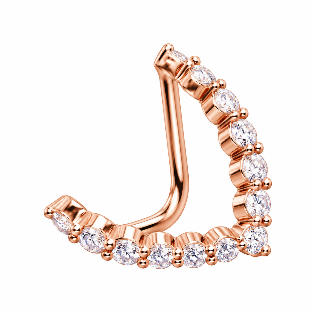 Rosé Sparkle Eternity Band
