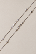 Rose Gold Celeste Star & Floral Anklet