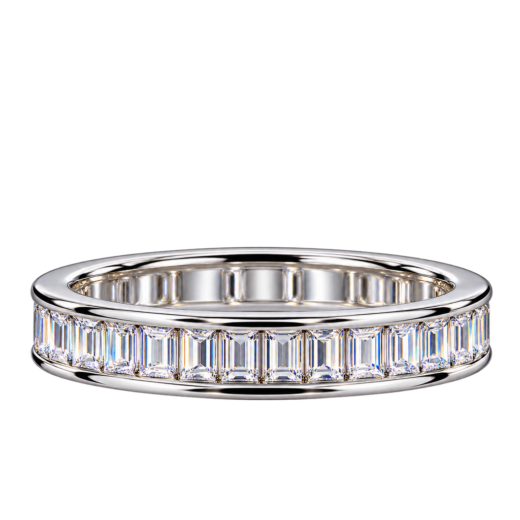 Silver Crystal Meridian Band